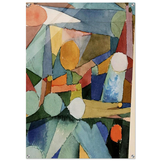 COLOUR SHAPES 1914 - Paul Klee Acrylic Print - 70x100 cm / 28x40″ inches