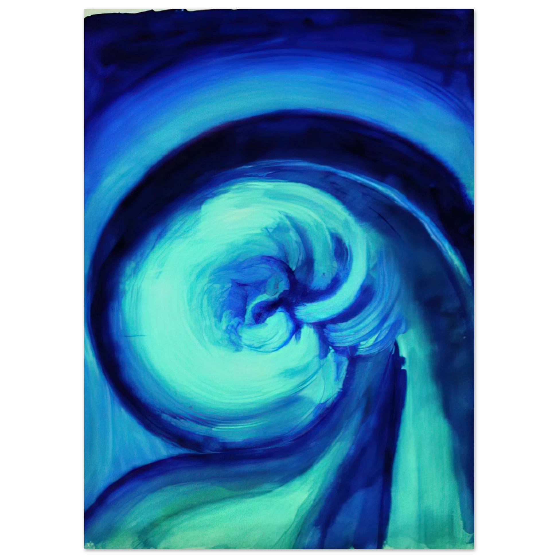 Georgia O'Keeffe - Blue I Fine Art Poster - 75x100 cm / 30x40 inches