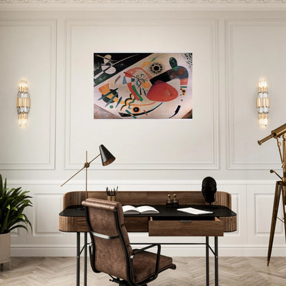 RED SPOT II 1921 - Wassily Kandinsky Brushed Aluminum Print - 70x100 cm / 28x40 inches | Wassily Kandinsky Aluminum Print | Wassily Kandinsky Prints