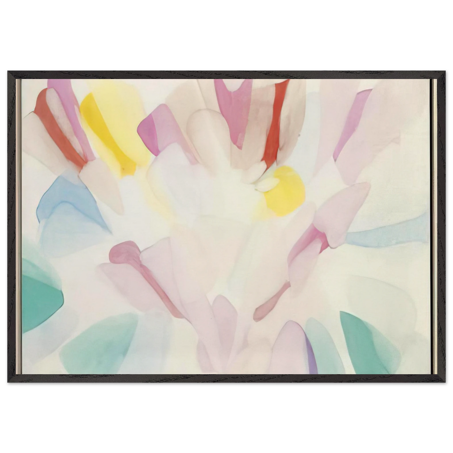 Music of the Jaguar - Alice Baber Framed Art Print – Black Wooden Frame - Default Title - -Framed Art Print