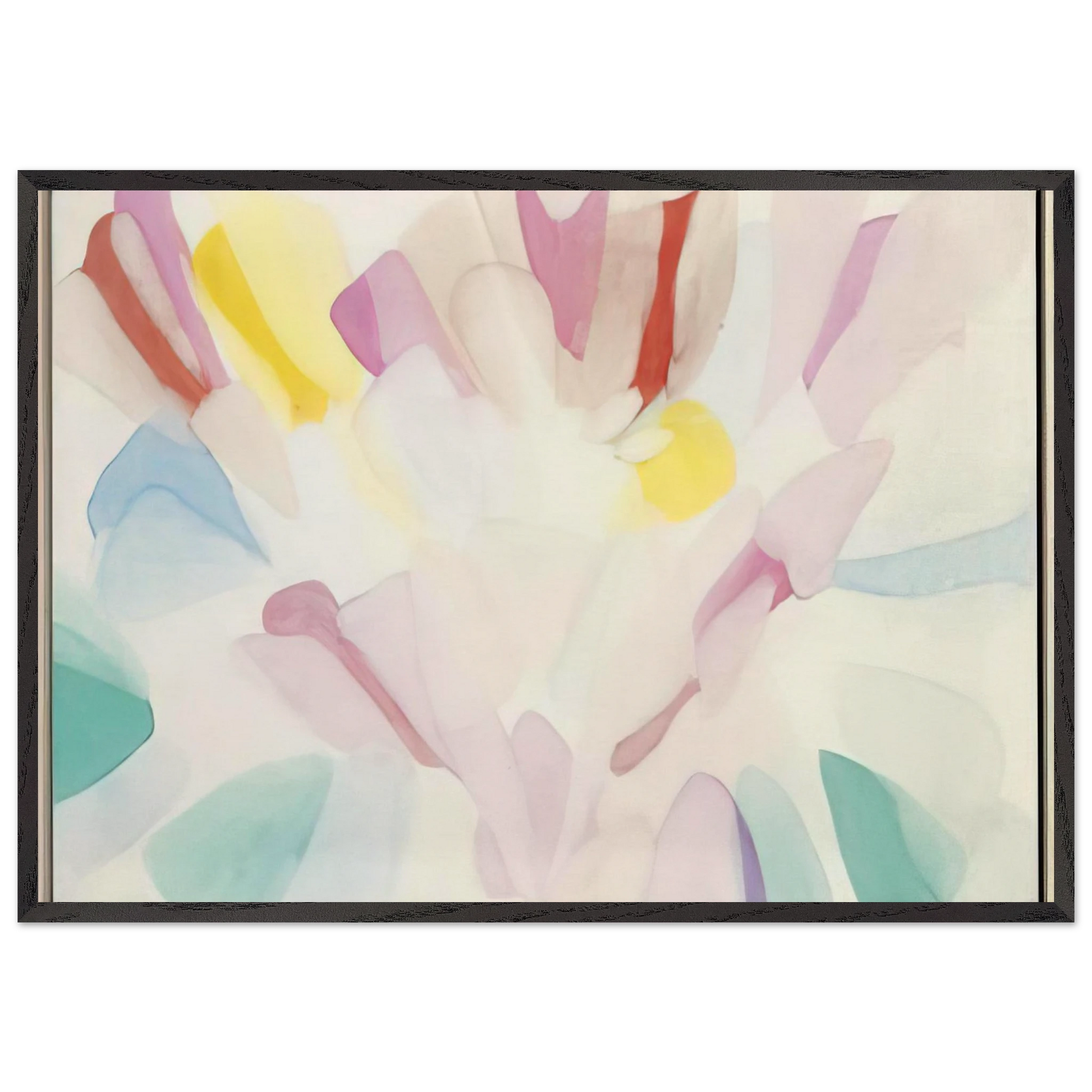 Music of the Jaguar - Alice Baber Framed Art Print – Black Wooden Frame - Default Title - -Framed Art Print