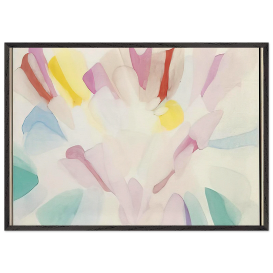 Music of the Jaguar - Alice Baber Framed Art Print – Black Wooden Frame - Default Title - -Framed Art Print