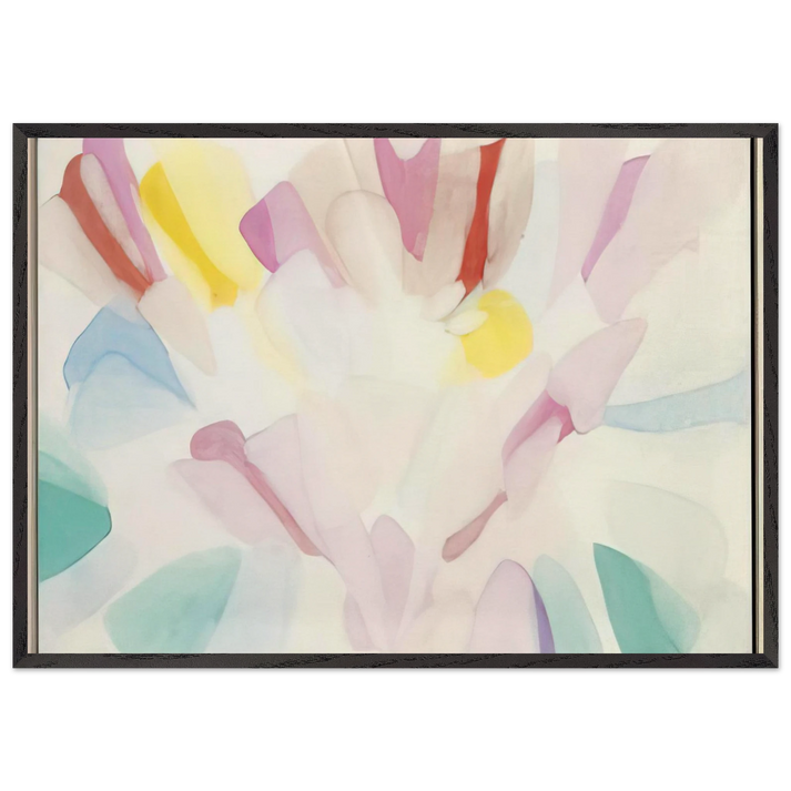 Music of the Jaguar - Alice Baber 70x100 cm / 28x40 inches Framed Art Print – Black Wooden Frame