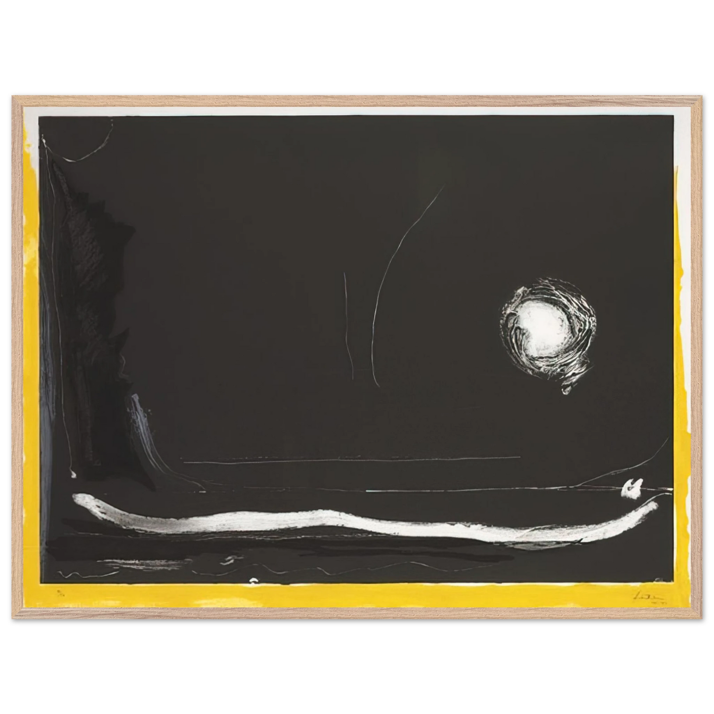 Helen Frankenthaler - Yellow Jack - 1985 Wall art - 70x100 cm / 28x40 Inches - Fine Art Poster - -