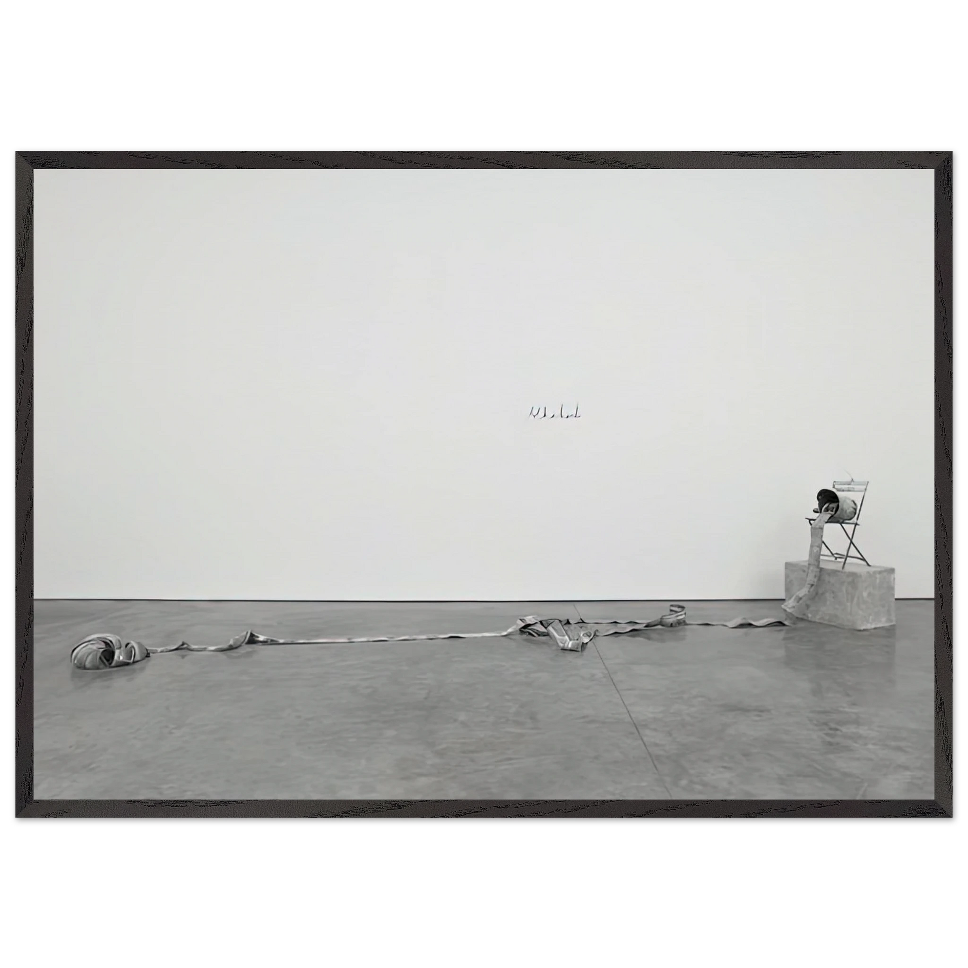 ALKAHEST 2009 - Anselm Kiefer 70x100 cm / 28x40 inches Framed Art Print – Black Wooden Frame