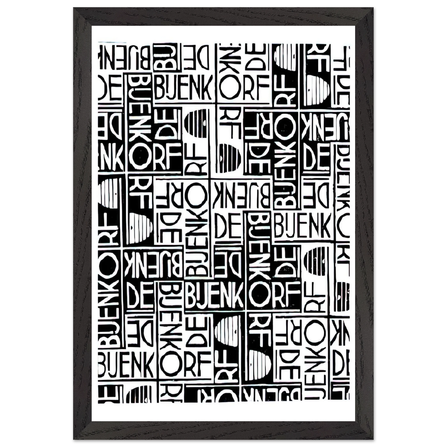 MC Escher - ESCHER (18) Wall Art - 60x80 cm / 24x32 inches - Premium Wooden Framed Poster With Fine Art Paper - White frame