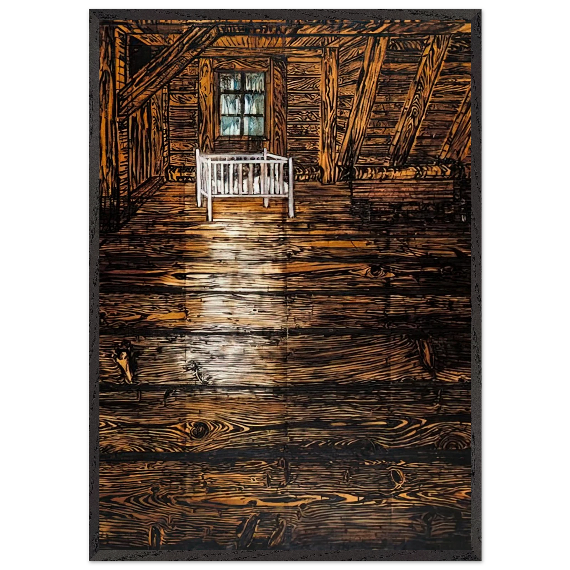 PARSIFAL I 1973 - Anselm Kiefer Framed Art Print – Black Wooden Frame - Default Title - -Framed Art Print