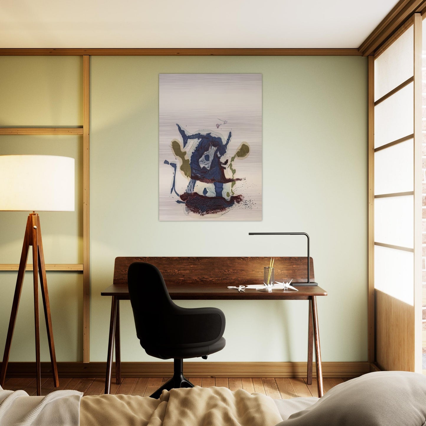 Vessel, 1961- - Helen Frankenthaler Brushed Aluminum Print - 70x100 cm / 28x40 inches | Helen Frankenthaler Aluminum Print | Helen Frankenthaler Prints