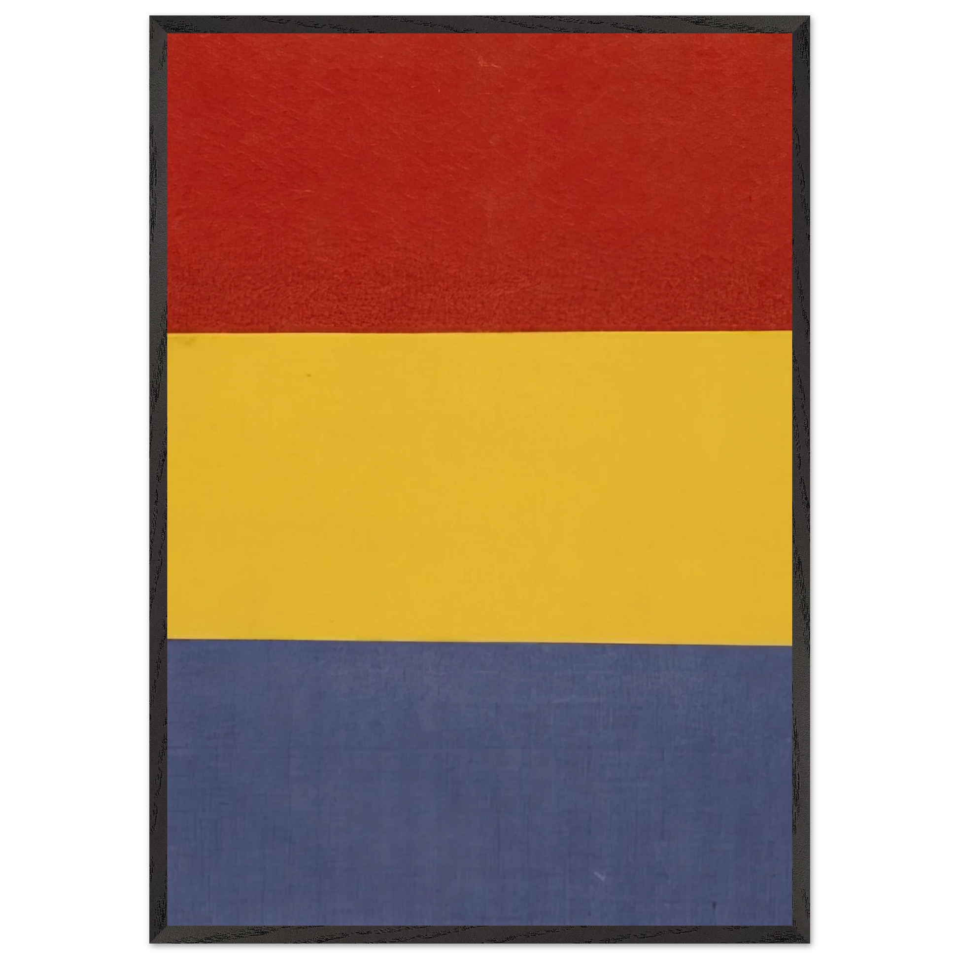 Red Yellow Blue - Ellsworth Kelly Framed Art Print – Black Wooden Frame - Default Title - -Framed Art Print