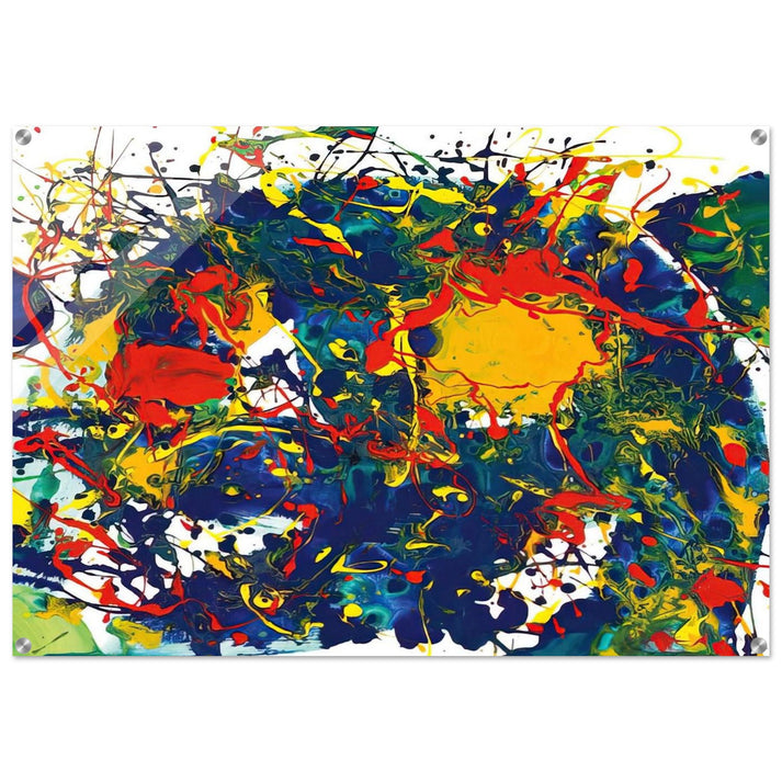 Untitled  SFP94-43  SF94-044  - Sam Francis Acrylic Print - 70x100 cm / 28x40″ inches
