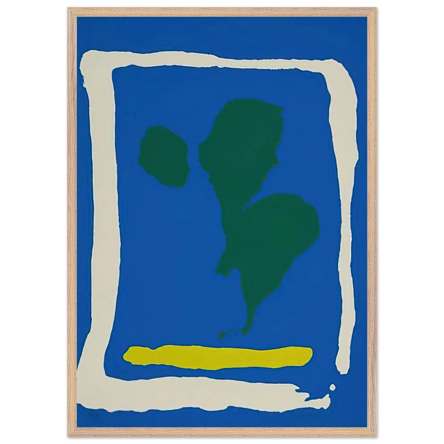 Helen Frankenthaler - Air Frame - 1965 Wall art - 30x40 cm / 12x16 inches - Fine Art Poster - -