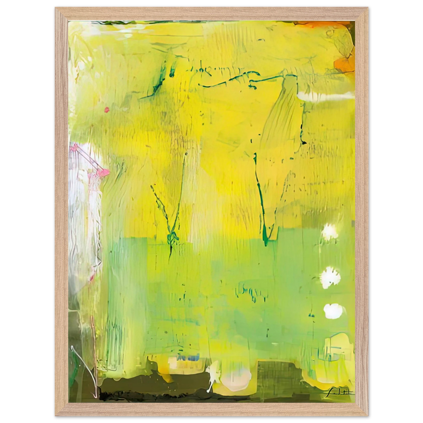 Helen Frankenthaler - The Rake’s Progress, 1991- Wall Art - 21x29.7 cm / 8x12" - Premium Wooden Framed Poster With Fine Art Paper - Wood frame
