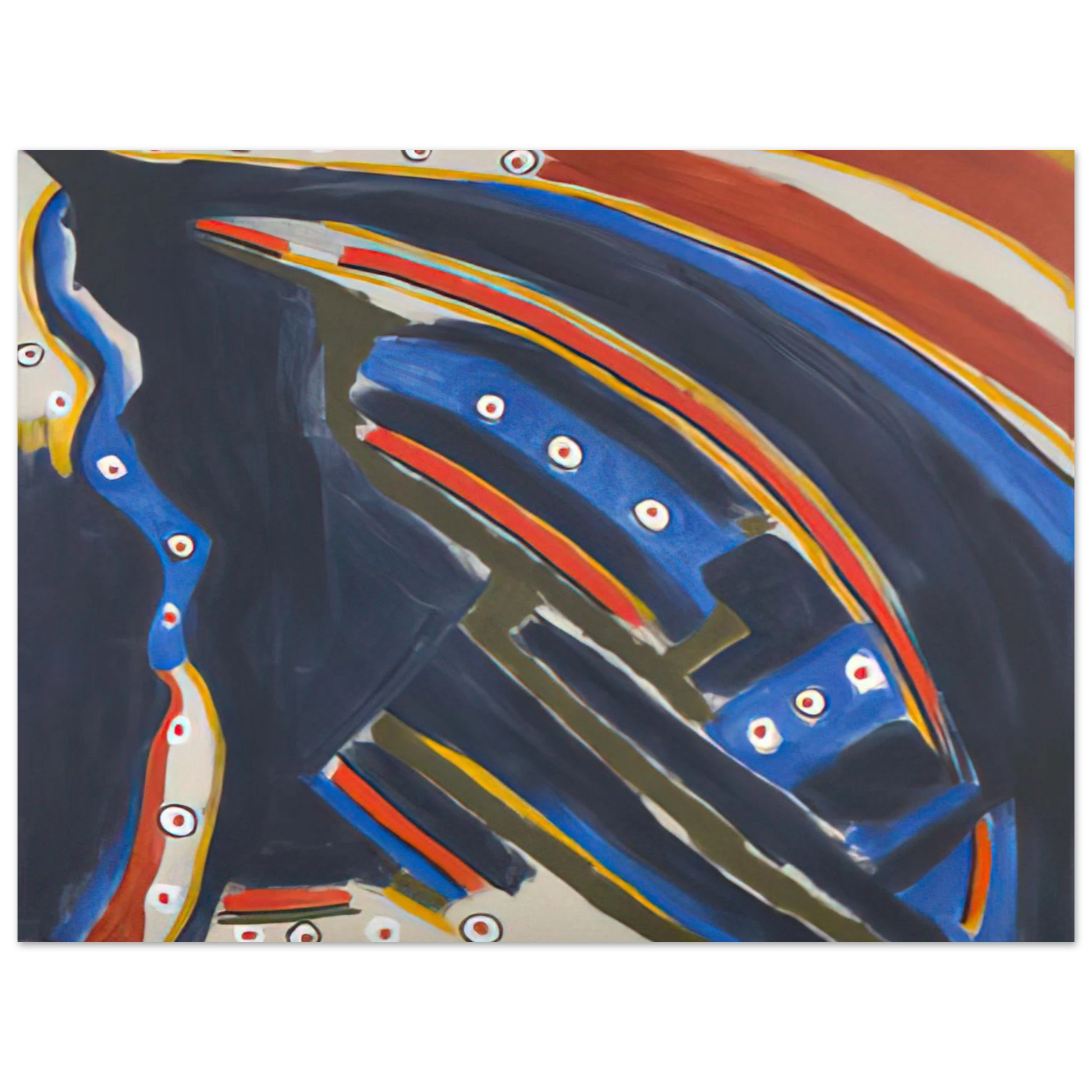 Betty Parsons - Gold Stopple Moonshot - 1972 Fine Art Poster - Default Title
