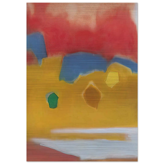 ZARZUELA 1982 - Esteban Vicente Brushed Aluminum Print - 70x100 cm / 28x40 inches | Esteban Vicente Aluminum Print | Esteban Vicente Prints