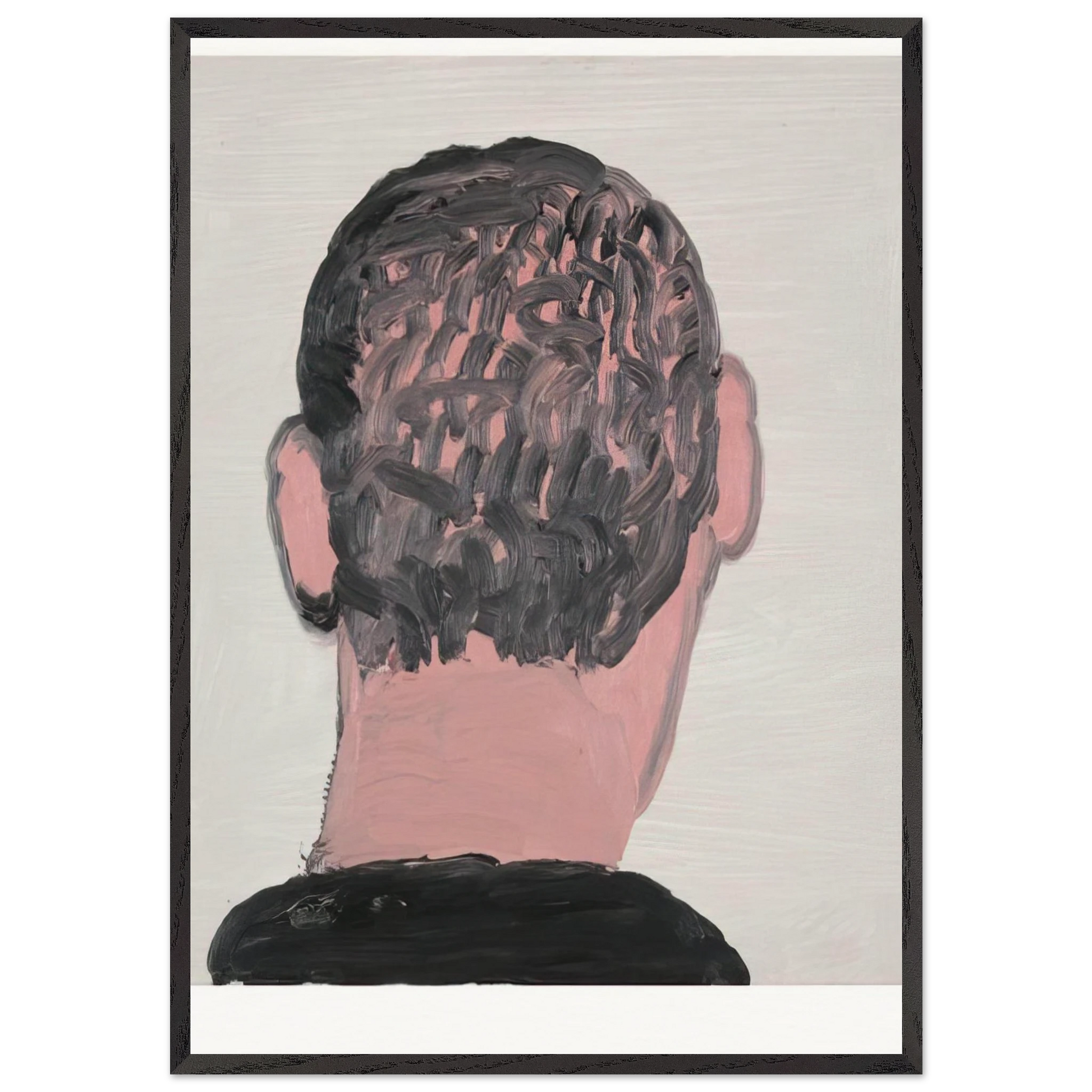 UNTITLED 7 N3 - Philip Guston Framed Art Print – Black Wooden Frame - Default Title - -Framed Art Print