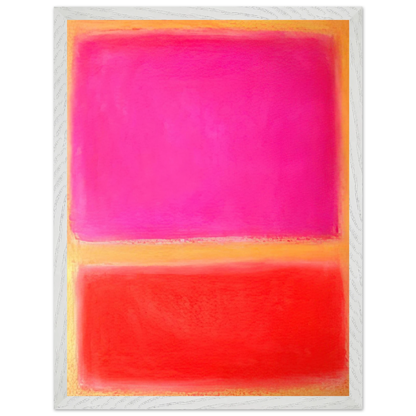 Helen Frankenthaler - Untitled - Color Field Painting Wall art - 30x30 cm / 12x12 inches - Premium Wooden Framed Poster With Fine Art Paper - Wood frame