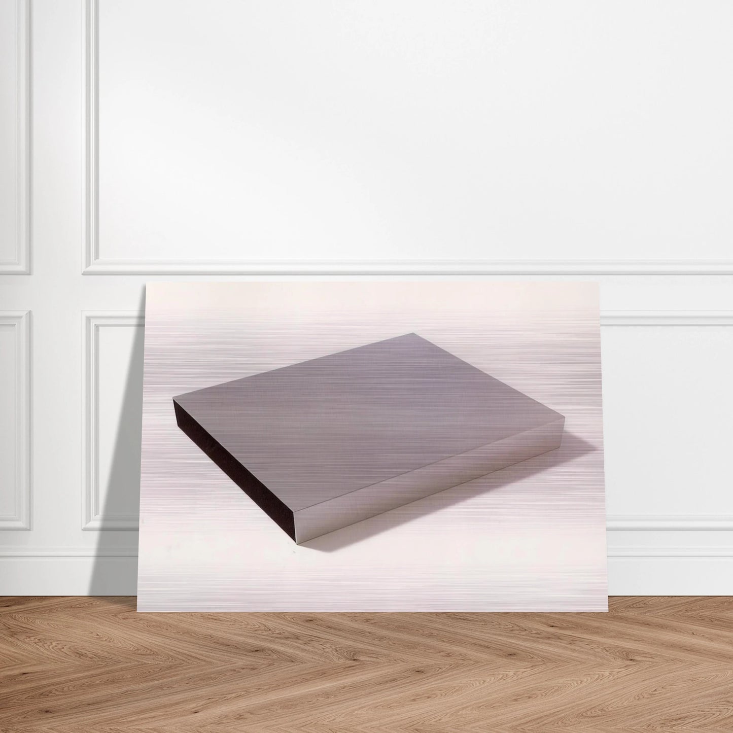 Untitled Multiple - 1971 - Donald Judd Brushed Aluminum Print - 70x100 cm / 28x40 inches | Donald Judd Aluminum Print | Donald Judd Prints