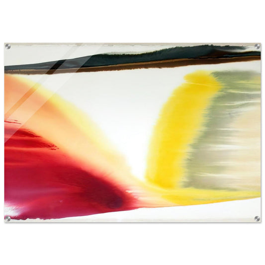 Phenomena Pointed East - Abstract Expressionism, Color Field Painting - Paul Jenkins Acrylic Print - 70x100 cm / 28x40″ inches