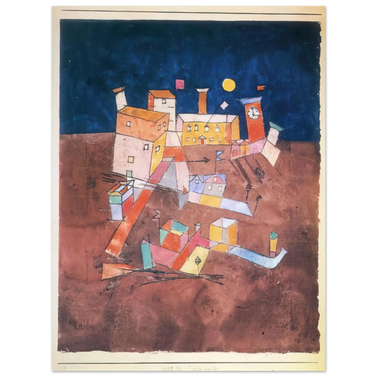 Paul Klee - PART OF G 1927 Fine Art Poster - Default Title