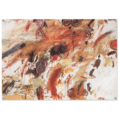 Ferragosto V - Cy Twombly Acrylic Print - 70x100 cm / 28x40″ inches | Cy Twombly Wall Art | Cy Twombly Prints