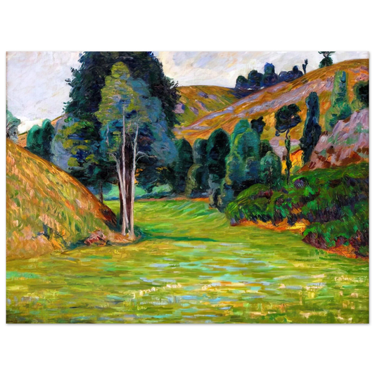 Armand Guillaumin - Valley in Pontgibaud Fine Art Poster - Default Title