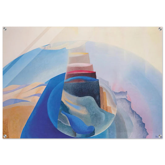 Mount Tabor - 1936 - Benedetta Cappa Acrylic Print - 70x100 cm / 28x40″ inches