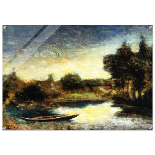 FIUMETTO 1941 - Carlo Carra Acrylic Print - 70x100 cm / 28x40″ inches