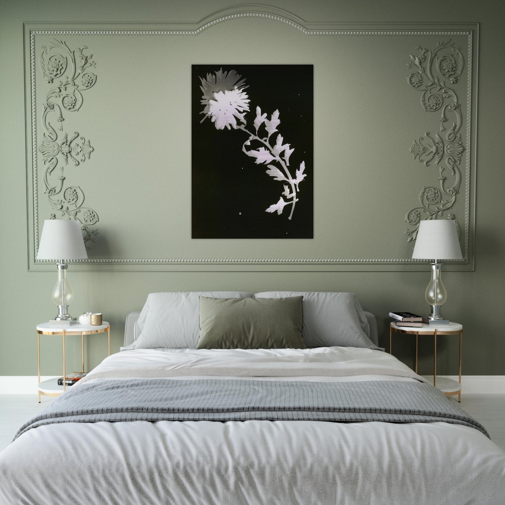 Flower - Laszlo Moholy-Nagy Brushed Aluminum Print - 70x100 cm / 28x40 inches | Laszlo Moholy-Nagy Aluminum Print | Laszlo Moholy-Nagy Prints