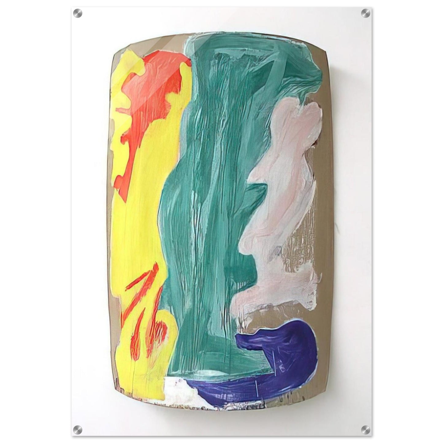 Baton - 1986 - Ron Gorchov Acrylic Print - 70x100 cm / 28x40″ inches | Ron Gorchov Wall Art | Ron Gorchov Prints