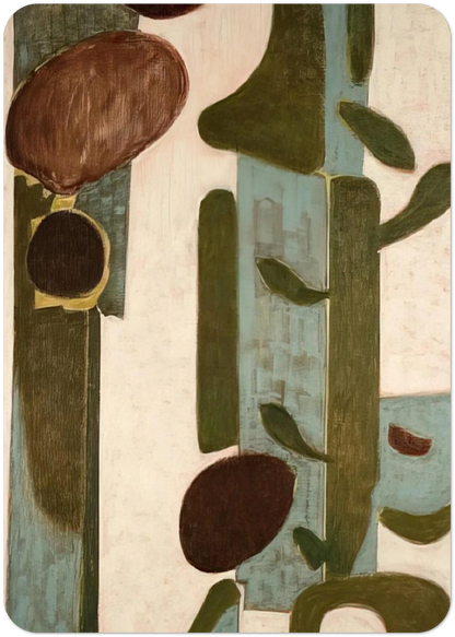 Call It Winter - 2003 United States By Will Barnet Pack of 10 Post Cards | Will Barnet Post Cards | A6 (10.5 x 14.8 cm) - 4.1 x 5.8 inches