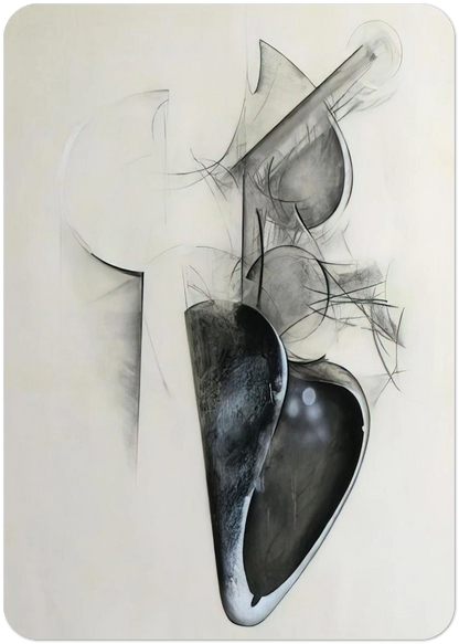 Jay DeFeo/BIG/Untitled Shoetree series By Jay DeFeo Pack of 10 Post Cards | Jay DeFeo Post Cards | A6 (10.5 x 14.8 cm) - 4.1 x 5.8 inches