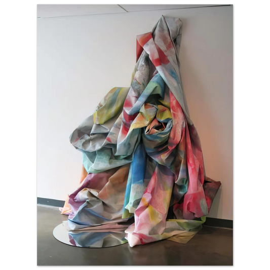 Sam Gilliam - Wall Cascade with Mirror Fine Art Poster - Default Title