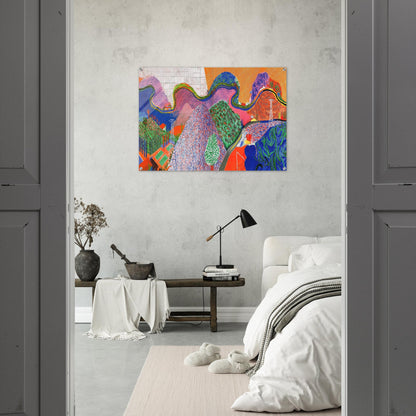 David Hockney - David Hockney Acrylic Print - 70x100 cm / 28x40″ inches | David Hockney Art | Artwork by David Hockney