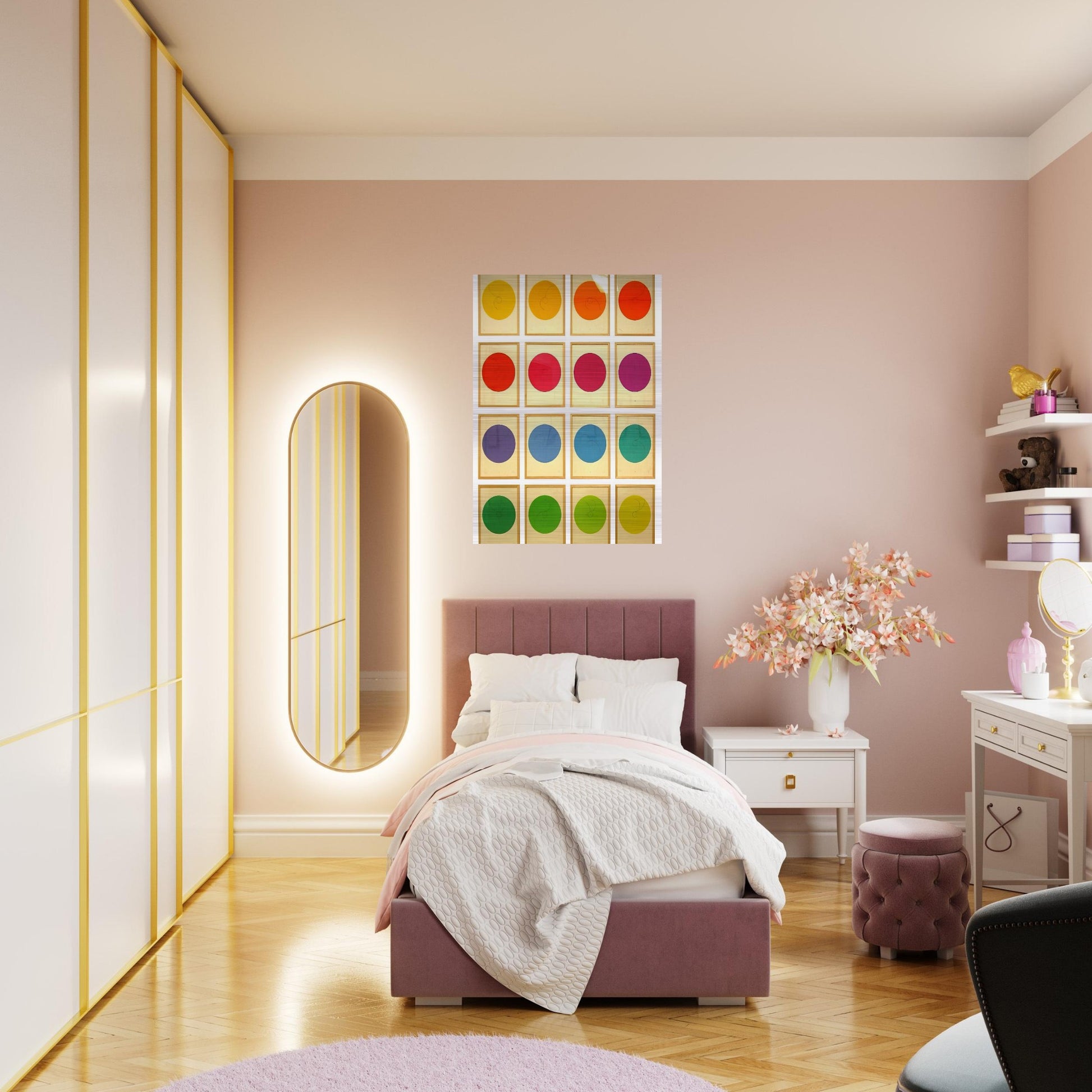 Constellations - 1974 - Max Bill Brushed Aluminum Print - 70x100 cm / 28x40 inches | Max Bill Aluminum Print | Max Bill Prints