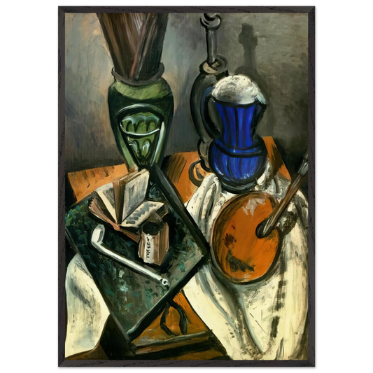 STILL LIFE 1914 N1 - Andre Derain Framed Art Print – Black Wooden Frame - Default Title - -Framed Art Print
