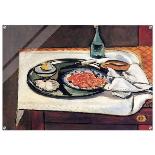 STILL LIFE WITH SHELLFISH - Henri Matisse Acrylic Print - 70x100 cm / 28x40″ inches | Henri Matisse Wall Art | Henri Matisse Prints