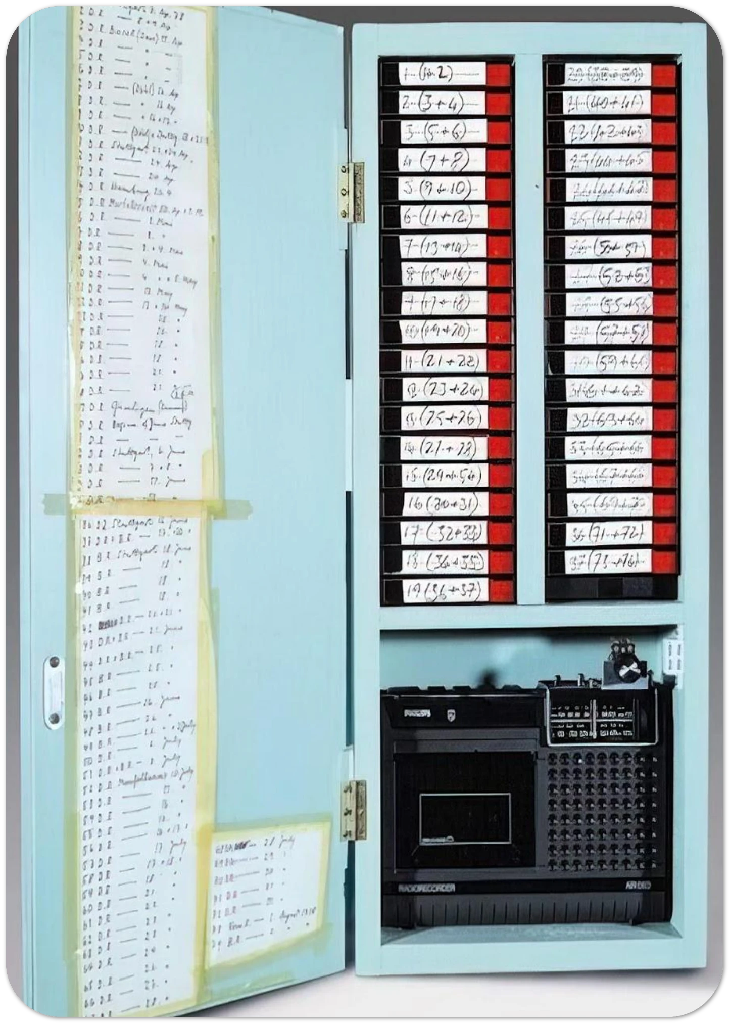 Lorelei, The Long Distance Sonata - 1978 By Dieter Roth Pack of 10 Post Cards | Dieter Roth Post Cards | A6 (10.5 x 14.8 cm) - 4.1 x 5.8 inches