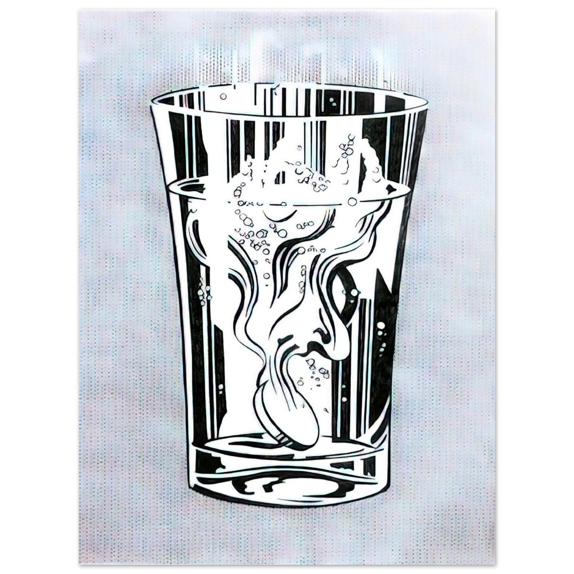 Roy Lichtenstein - ALKA SELTZER 1966 Fine Art Poster - Default Title