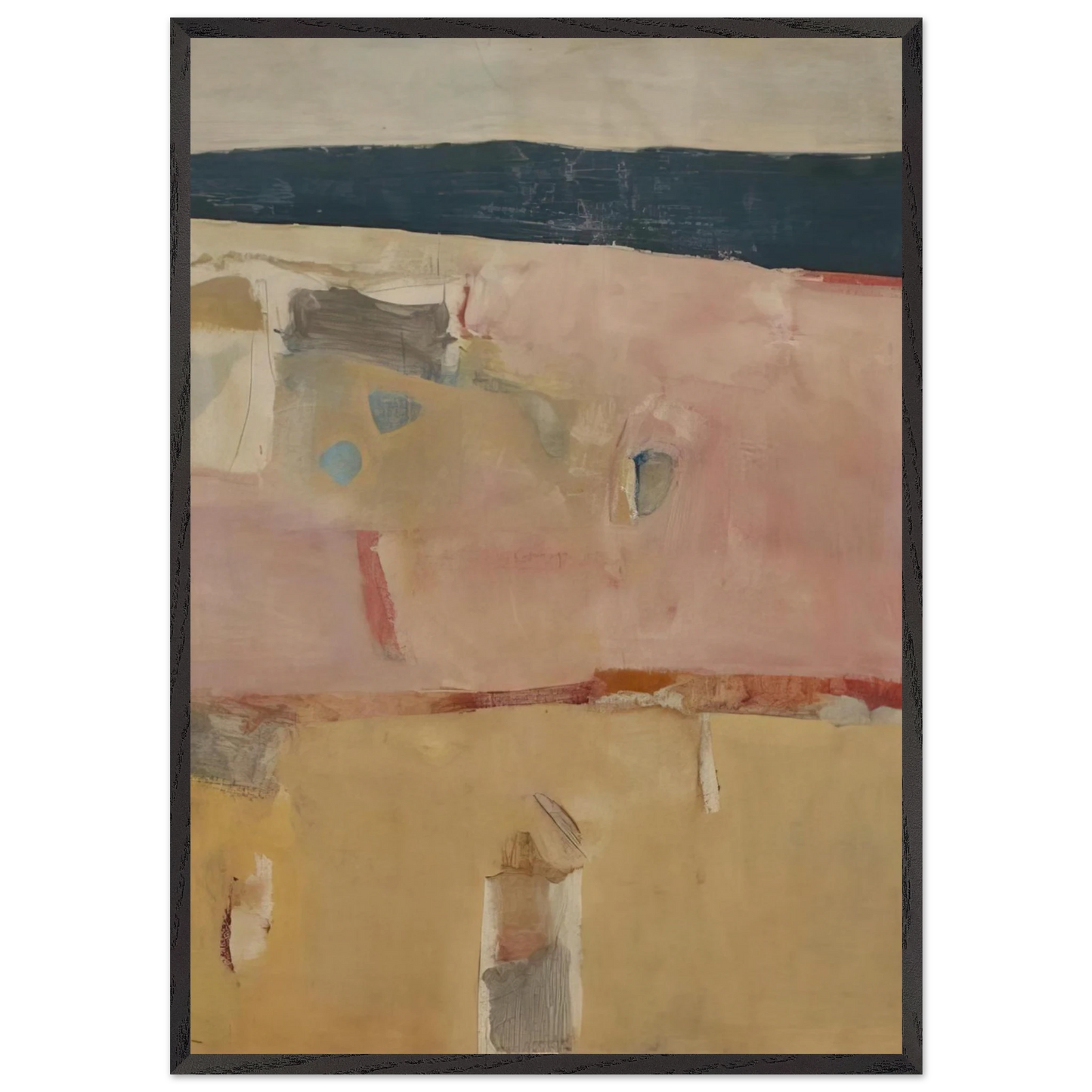 Albuquerque 11 - Richard Diebenkorn Framed Art Print – Black Wooden Frame - Default Title - -Framed Art Print