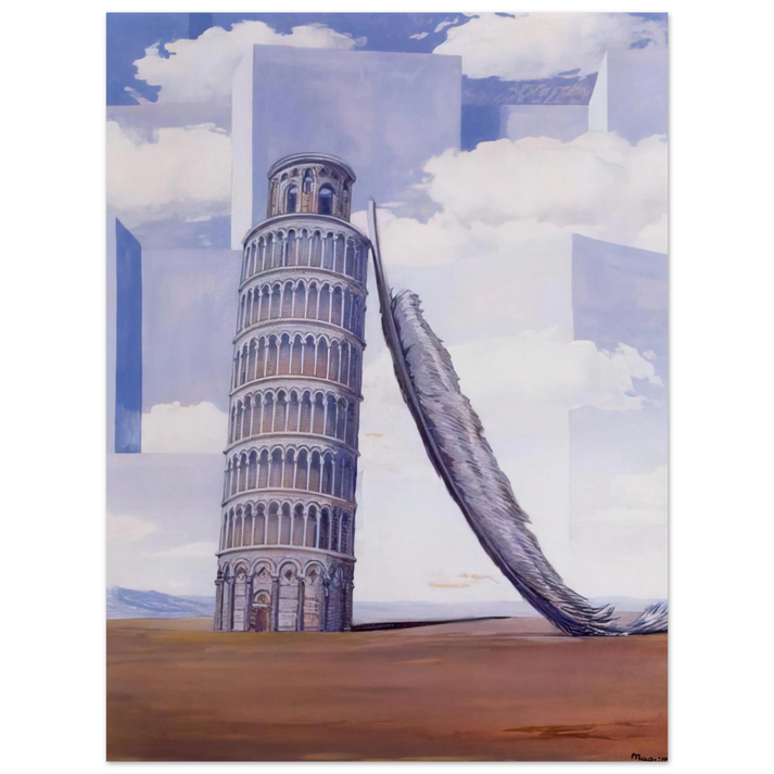 Rene Magritte - MEMORY OF A JOURNEY 1955  75x100 cm / 30x40inches Fine Art Poster