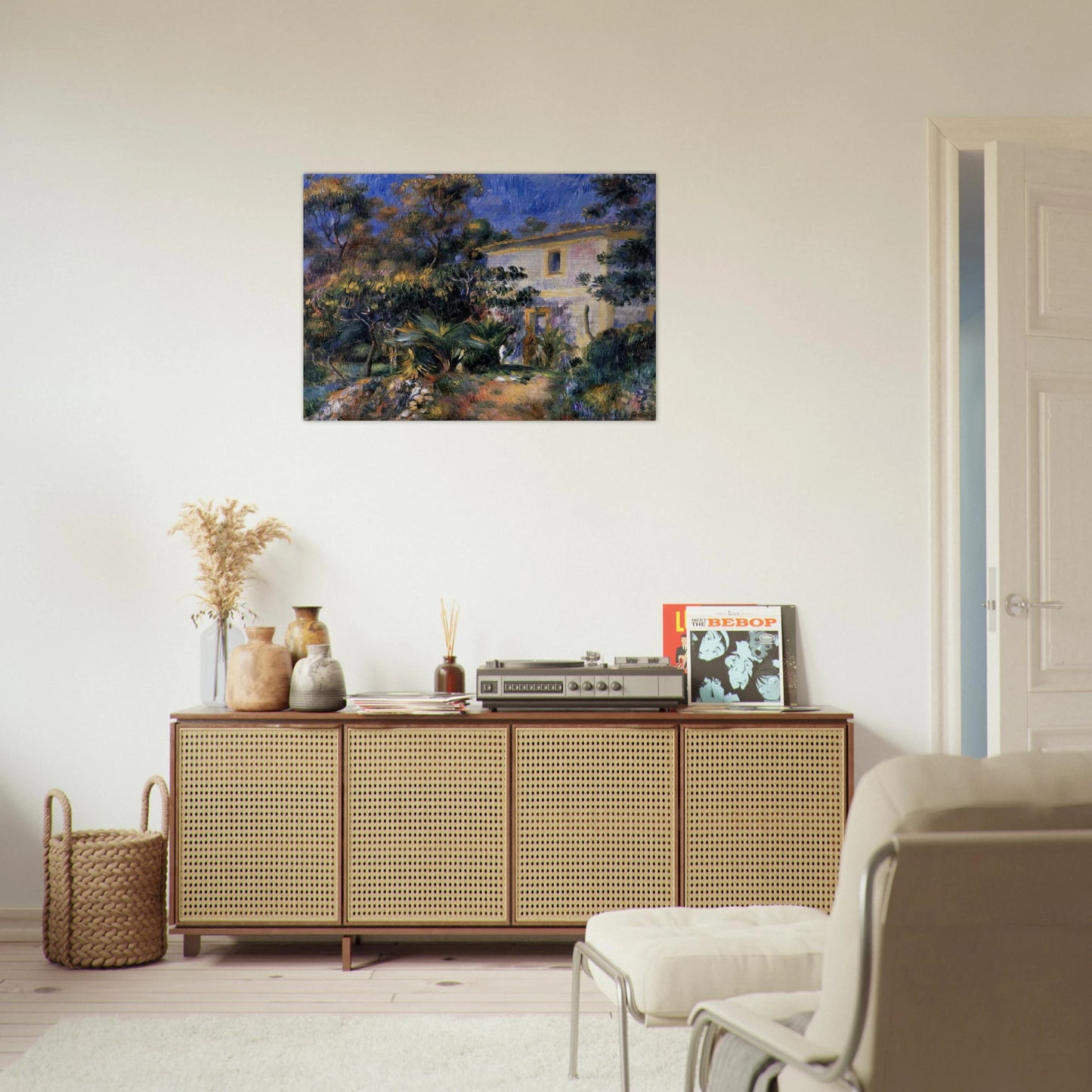 Algiers Landscape - Pierre-Auguste Renoir Brushed Aluminum Print - 70x100 cm / 28x40 inches | Pierre-Auguste Renoir Aluminum Print | Pierre-Auguste Renoir Prints