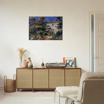 Algiers Landscape - Pierre-Auguste Renoir Brushed Aluminum Print - 70x100 cm / 28x40 inches | Pierre-Auguste Renoir Aluminum Print | Pierre-Auguste Renoir Prints