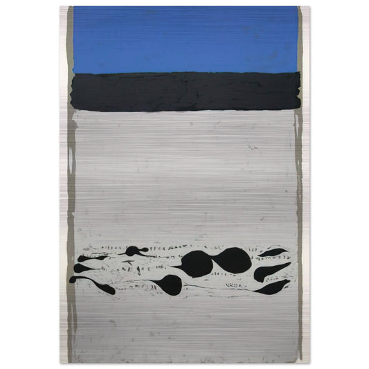 Passages Des Soupias - 1973 - Adja Yunkers Brushed Aluminum Print - 70x100 cm / 28x40 inches | Adja Yunkers Aluminum Print | Adja Yunkers Prints