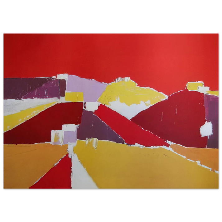 Nicolas de Stael - Agrigente - 1953 Fine Art Poster