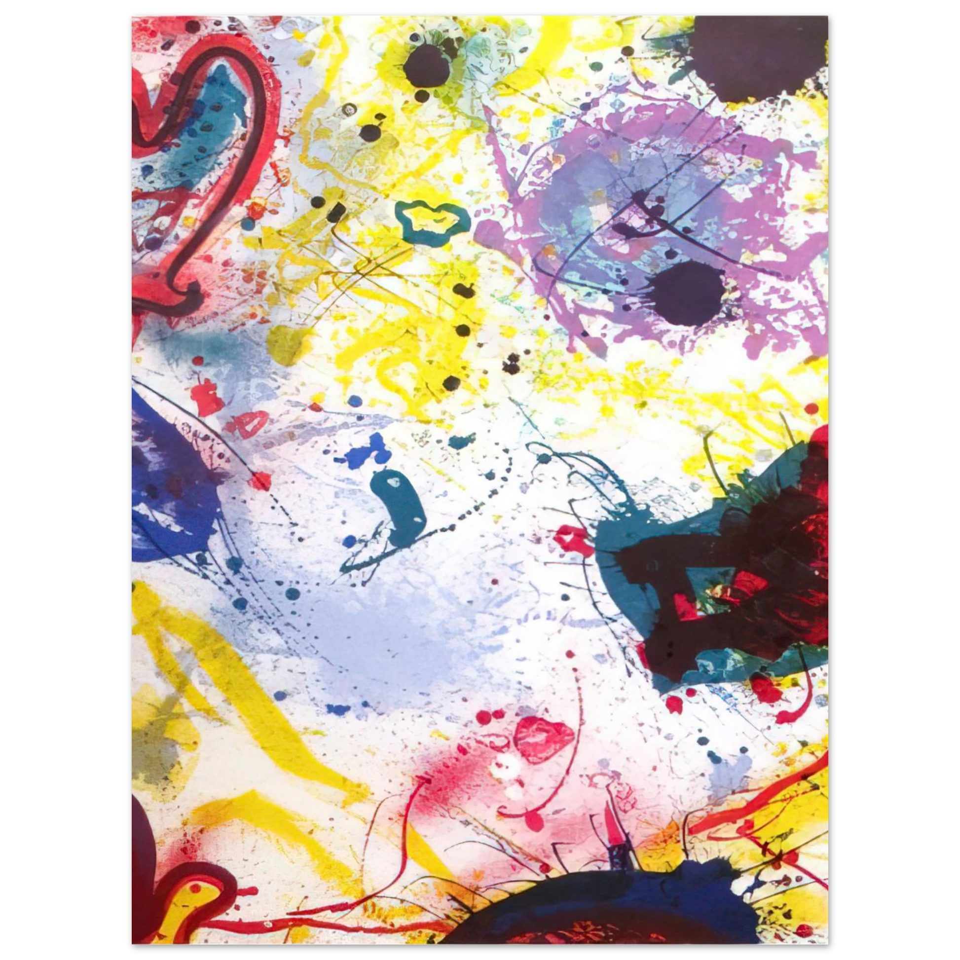 Sam Francis - Untitled  SF-345  Fine Art Poster - Default Title