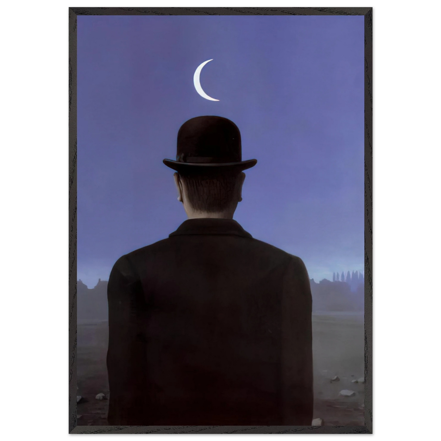 THE SCHOOLMASTER 1954 - Rene Magritte Framed Art Print – Black Wooden Frame - Default Title - -Framed Art Print