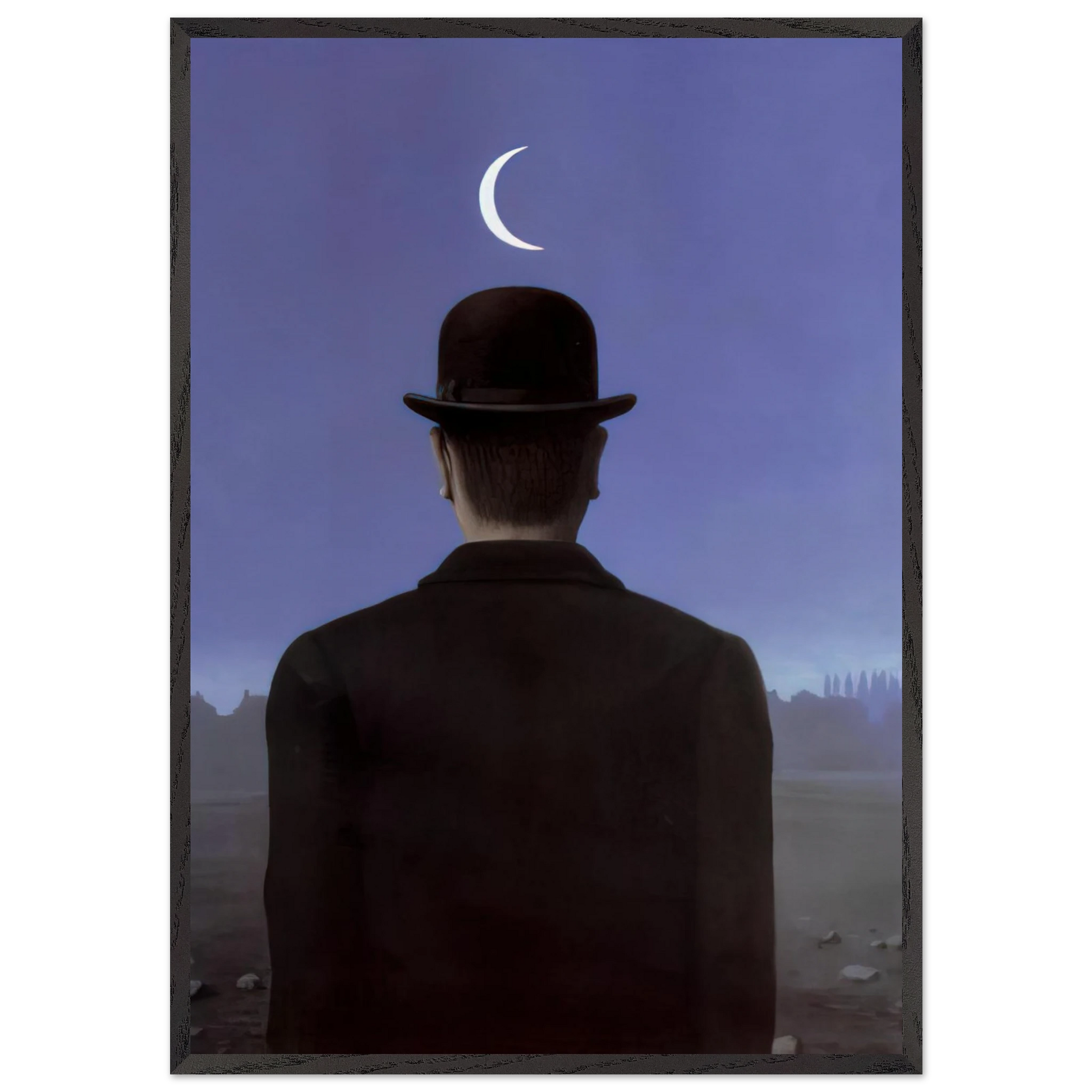 THE SCHOOLMASTER 1954 - Rene Magritte Framed Art Print – Black Wooden Frame - Default Title - -Framed Art Print