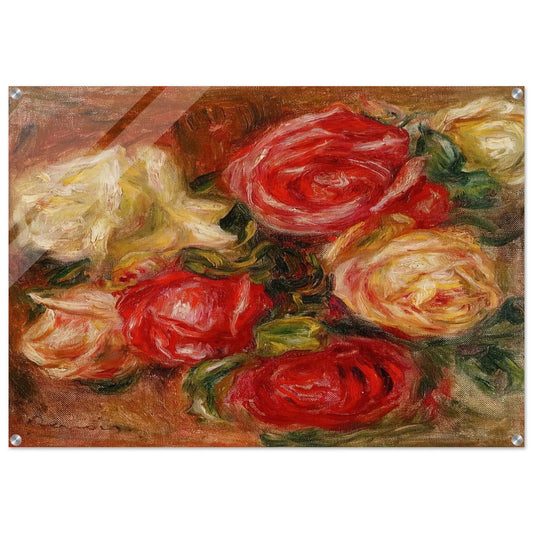 Bouquet of Flowers - Pierre-Auguste Renoir Acrylic Print - 70x100 cm / 28x40″ inches