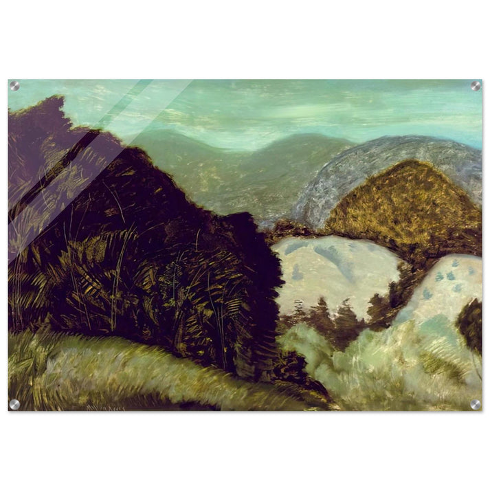 Vermont Hills - 1936 - Milton Avery Acrylic Print - 70x100 cm / 28x40″ inches