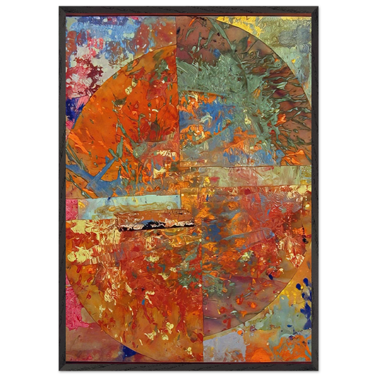 Baptistry - Sam Gilliam Framed Art Print – Black Wooden Frame - Default Title - -Framed Art Print